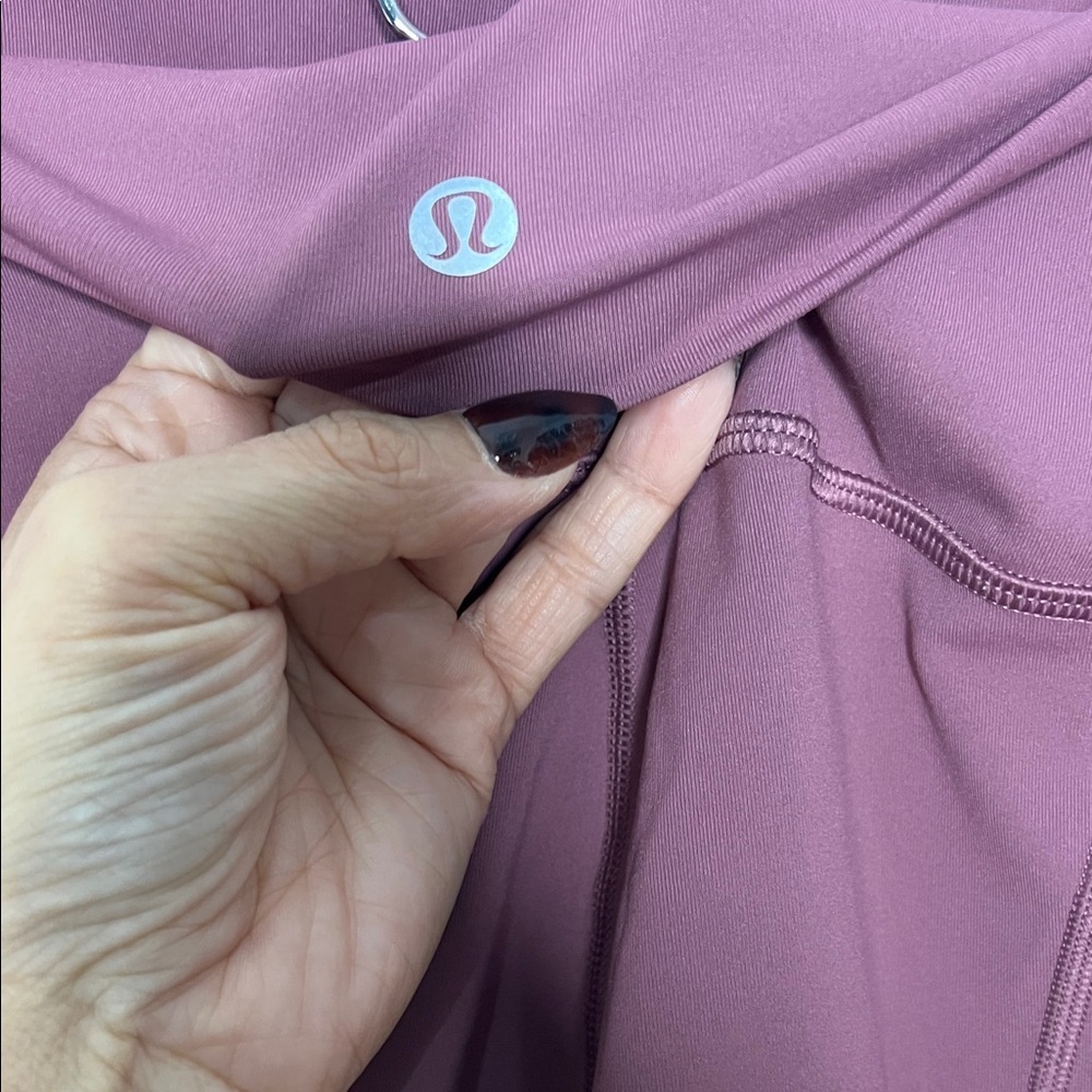 Lululemon High-Rise Crop Leggings – Mauve Pink – Size Unknown (See Measurements) - Picture 5 of 5